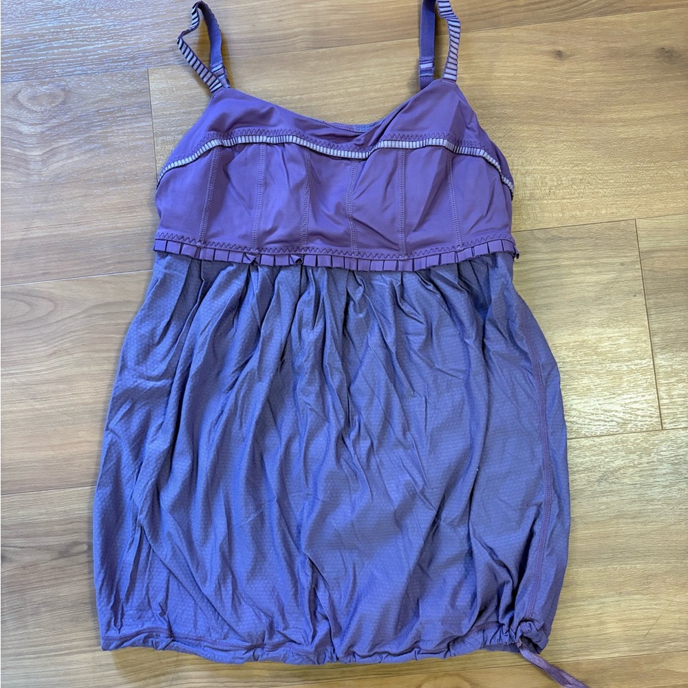 Lululemon purple babydoll tank